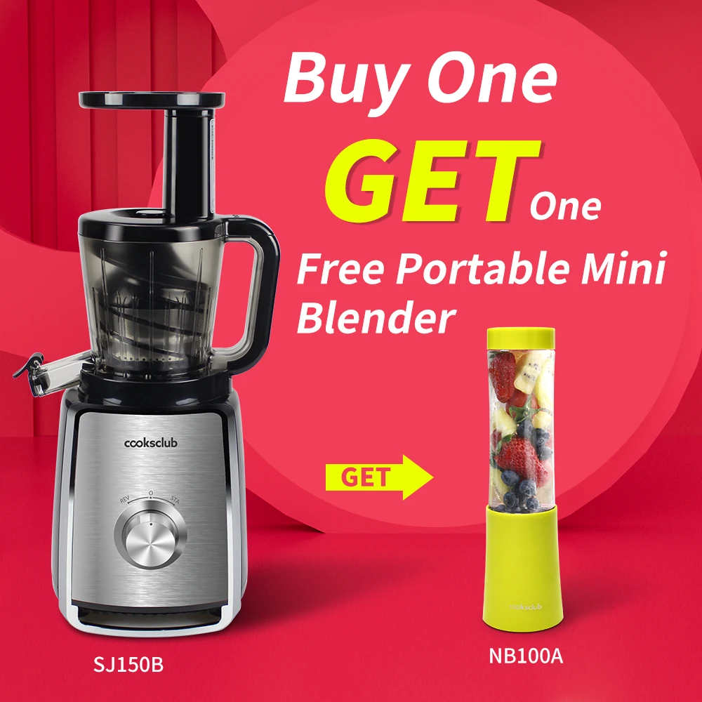 Extractor COOKSCLUB Fruiit Juicer Lemon Orange Slow Juice Electric Blender 150W 32R/MIN Extracteur De Jus Extract 95% Machines
Extractor COOKSCLUB Fruiit Juicer Lemon Orange Slow Juice Electric Blender 150W 32R/MIN Extracteur De Jus Extract 95% Machines