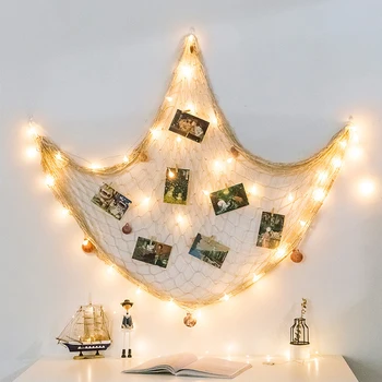 Cards Pictures Organizer Home Ornament Decoration Bedroom Artwork Hanging DIY Seashell Fishing Net Photo Frames Wall Display
Cards Pictures Organizer Home Ornament Decoration Bedroom Artwork Hanging DIY Seashell Fishing Net Photo Frames Wall Display