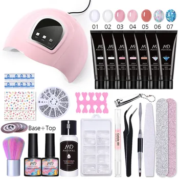 Quick Building Gel Set Clear Soak Off Gel Nail Polish LED Lamp Dryer Hard Jelly Gel Extension Gel Nail Art Manicures Set
Quick Building Gel Set Clear Soak Off Gel Nail Polish LED Lamp Dryer Hard Jelly Gel Extension Gel Nail Art Manicures Set