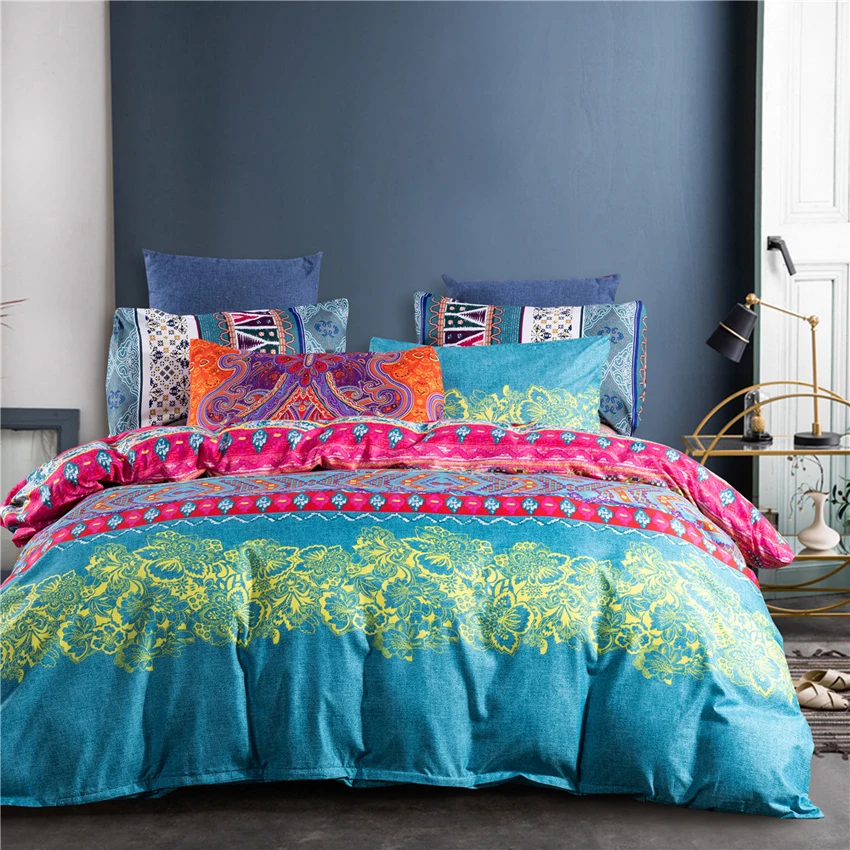 Bohemia Duvet Cover Set 3 In 1 High Quality Quilt Cover Pillowcases Polyester Coverlet Home ( No Filler/Bed Sheet Inside )
Bohemia Duvet Cover Set 3 In 1 High Quality Quilt Cover Pillowcases Polyester Coverlet Home ( No Filler/Bed Sheet Inside )