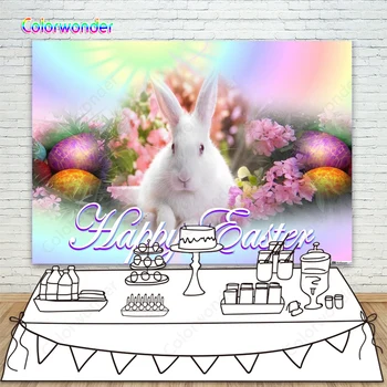 Photography Background Happy Easter Day Backdrop Colored Eggs Spring Bunny Rabbit Garden Flowers Children Photo Portrait Props
Photography Background Happy Easter Day Backdrop Colored Eggs Spring Bunny Rabbit Garden Flowers Children Photo Portrait Props