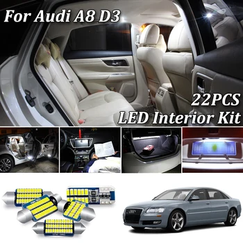 22Pcs Canbus No Error White LED Car Interior Light Kit For Audi A8 S8 D3 4E LED Interior Dome Map Trunk Footwells Door Light Kit
22Pcs Canbus No Error White LED Car Interior Light Kit For Audi A8 S8 D3 4E LED Interior Dome Map Trunk Footwells Door Light Kit