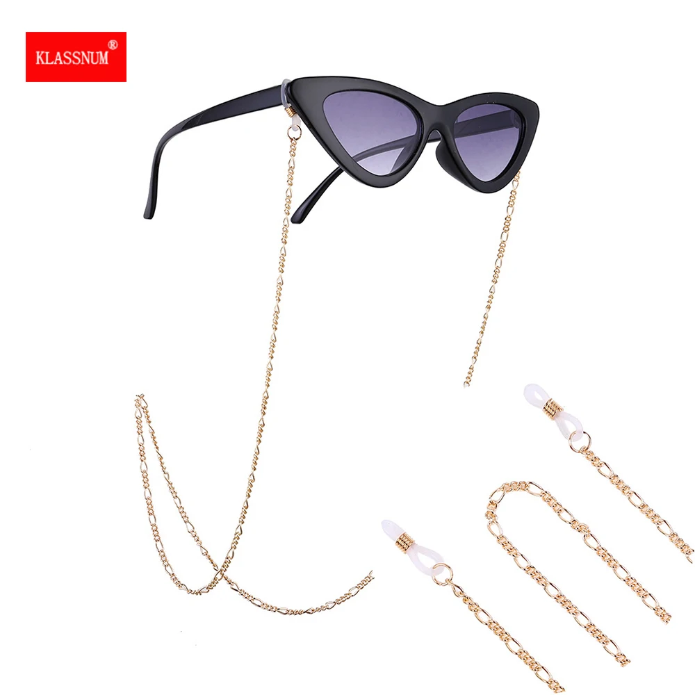 

New Fashion Sunglasses Chain Glasses Spectacles Decoration Vintage Metal Chain Holder Cord Lanyard Necklace Eyewear Accessories