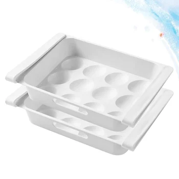 2PCS Refrigerator Egg Storage Box Drawer Type Storage Boxes Multi-purpose Fridge Storage Container Household Fruit Storage Case
2PCS Refrigerator Egg Storage Box Drawer Type Storage Boxes Multi-purpose Fridge Storage Container Household Fruit Storage Case