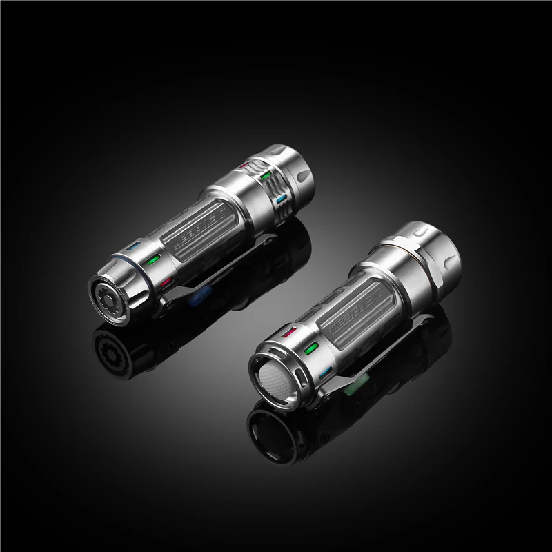JETBEAM DM26 XPG3 Titaniums 6Mode 3Set Modes 2Color Temperature 4Color Light 2400LM IPX8 Powered Indicator Flashlight Torch Lamp
JETBEAM DM26 XPG3 Titaniums 6Mode 3Set Modes 2Color Temperature 4Color Light 2400LM IPX8 Powered Indicator Flashlight Torch Lamp