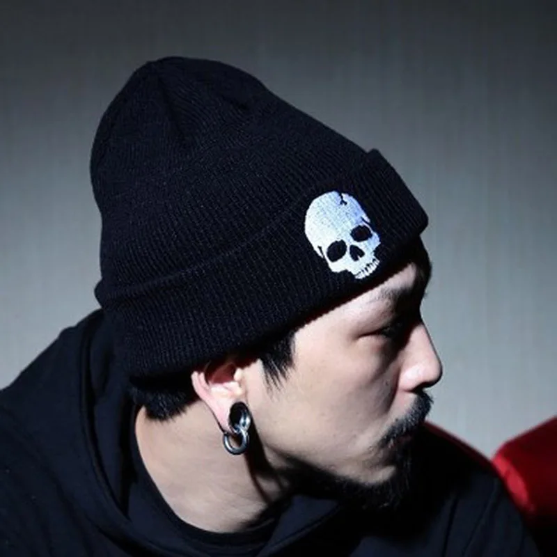 New Autumn and Winter Men's and Women's Wool Cap Punk Embroidered Skull Personality Hip-Hop Head Knitted Warm Hat
New Autumn and Winter Men's and Women's Wool Cap Punk Embroidered Skull Personality Hip-Hop Head Knitted Warm Hat