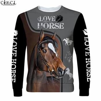 Love Horse Sweatshirt Men's Women's 3D Print Animal Husky Sportswear Fashion Jogging Suit Monkey Casual Long Sleeve Tops 
Love Horse Sweatshirt Men's Women's 3D Print Animal Husky Sportswear Fashion Jogging Suit Monkey Casual Long Sleeve Tops