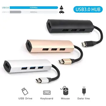 USB C HUB 3.0 Type C 3.1 4 Port Multi Splitter Adapter OTG For Lenovo Xiaomi Macbook Pro 13 15 Air Pro PC Computer Accessories
USB C HUB 3.0 Type C 3.1 4 Port Multi Splitter Adapter OTG For Lenovo Xiaomi Macbook Pro 13 15 Air Pro PC Computer Accessories