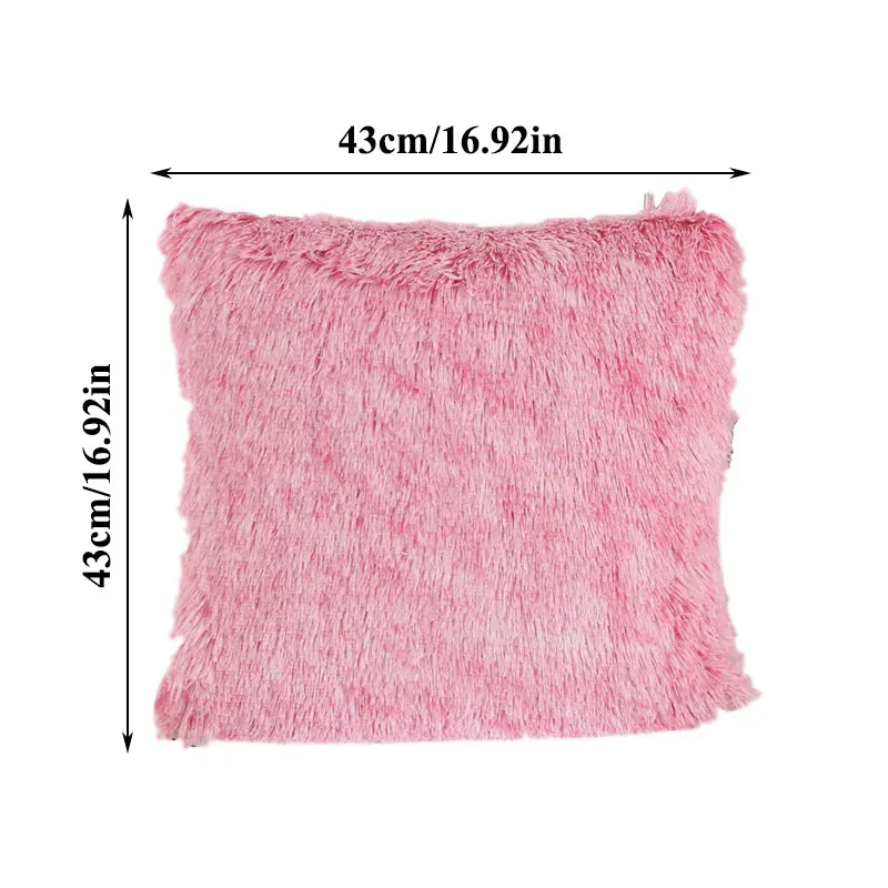 Soft Comfortable Fluffy Solid Plush Square winter Cushion Cover Modern Throw Pillow Case Car Sofa Decor Supplies 43*43cm
Soft Comfortable Fluffy Solid Plush Square winter Cushion Cover Modern Throw Pillow Case Car Sofa Decor Supplies 43*43cm