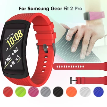 Replacement Wristband For Samsung Gear Fit 2 Pro Band with Metal buckle Luxury Silicone Watchband For Samsung Fit2 SM-R360 Strap
Replacement Wristband For Samsung Gear Fit 2 Pro Band with Metal buckle Luxury Silicone Watchband For Samsung Fit2 SM-R360 Strap
