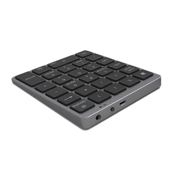 N960 Bluetooth Digital Keyboard, 28-Key Rechargeable Accounting Digital Bluetooth Keypad, For Laptop Computer,Desktop
N960 Bluetooth Digital Keyboard, 28-Key Rechargeable Accounting Digital Bluetooth Keypad, For Laptop Computer,Desktop