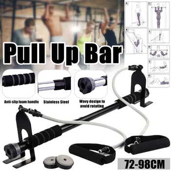 72-98CM Door Horizontal Bars with Resistance Bands Home Gym Workout Chin Push Up Pull Up Training Bar Sport Equipment Heavy Duty
72-98CM Door Horizontal Bars with Resistance Bands Home Gym Workout Chin Push Up Pull Up Training Bar Sport Equipment Heavy Duty