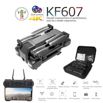 KF607 Profissional Mini Foldable Drone with Dual Camera 1080P 4K HD WiFi FPV Optical Flow RC Quadcopter Helicopter Toys VS SG106
KF607 Profissional Mini Foldable Drone with Dual Camera 1080P 4K HD WiFi FPV Optical Flow RC Quadcopter Helicopter Toys VS SG106