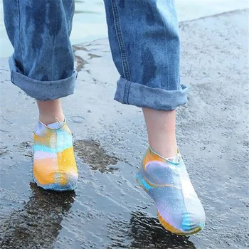Waterproof Reusable Non-slip Wear-resistant Foot Cover Rain Boot Cover Creative Outdoor Home Colorful Silicone Rain Boot Cover
Waterproof Reusable Non-slip Wear-resistant Foot Cover Rain Boot Cover Creative Outdoor Home Colorful Silicone Rain Boot Cover