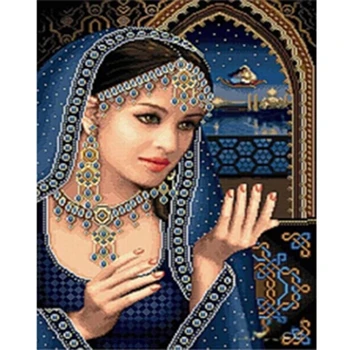 Full Square/Round Diamond painting 5D DIY Diamond Embroidery "Indian woman" Set Rhinestone Cross Stitch Mosaic Home Decor R949
Full Square/Round Diamond painting 5D DIY Diamond Embroidery "Indian woman" Set Rhinestone Cross Stitch Mosaic Home Decor R949