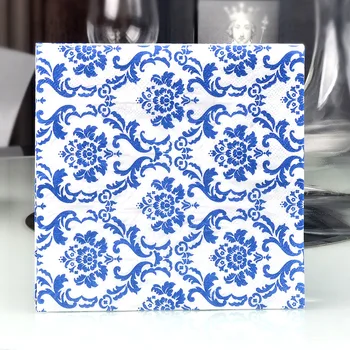 33 X33cm-80pcs Blue-and-White Porcelain with the Color Napkin Hotel Wedding Mat 80pc Printing Paper & Paper
33 X33cm-80pcs Blue-and-White Porcelain with the Color Napkin Hotel Wedding Mat 80pc Printing Paper & Paper
