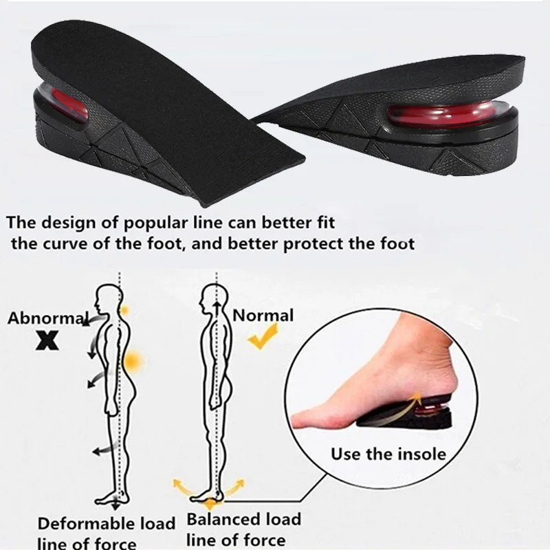 Comfortable TPU+PVC 1pair Healthy Shock Absorption Increase Insole Shoe Lift Sports Silica Gel Insole Shoes Insoles
Comfortable TPU+PVC 1pair Healthy Shock Absorption Increase Insole Shoe Lift Sports Silica Gel Insole Shoes Insoles