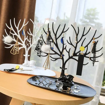 Fashion Tree Holder Earrings Necklace Ring Pendant Bracelet Display Stand Tray Tree Storage Racks Jewelry Organizer Holder
Fashion Tree Holder Earrings Necklace Ring Pendant Bracelet Display Stand Tray Tree Storage Racks Jewelry Organizer Holder