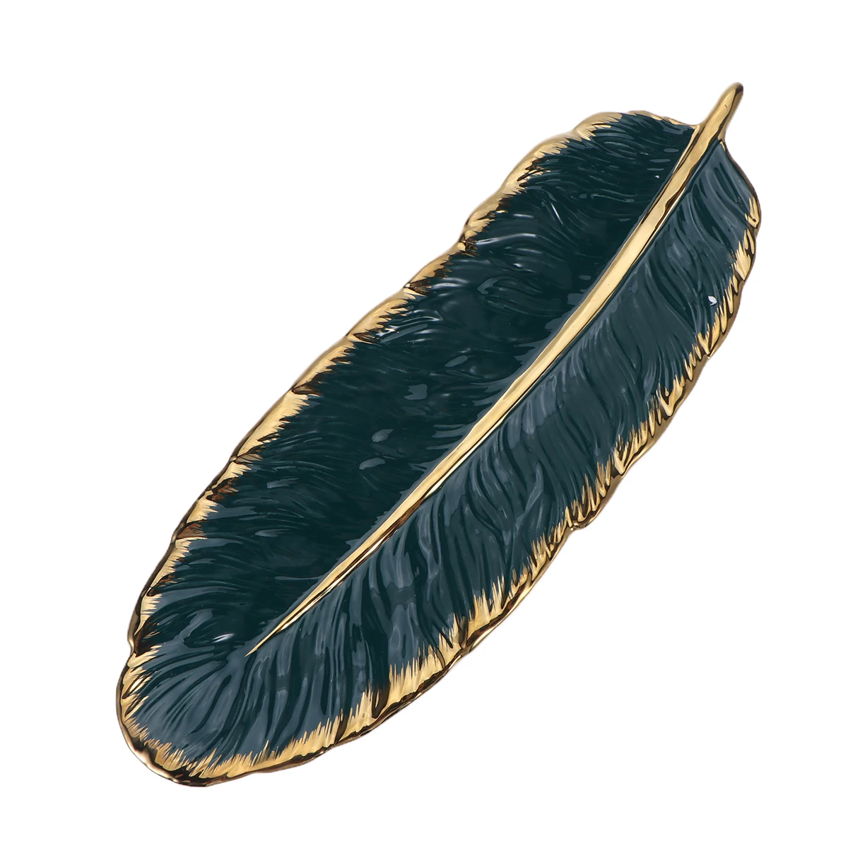 1PC Ceramic Plate Banana Leaf Shape Tableware Dish Snack Tray Steak Pan Fish Pan For Restaurant
1PC Ceramic Plate Banana Leaf Shape Tableware Dish Snack Tray Steak Pan Fish Pan For Restaurant