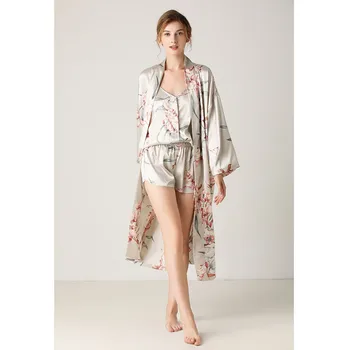 Women's V-Neck Drawstring Sleeveless Tank Mid-length Pajamas Sexy Tracksuit Robe Bathrobe Nightdress Pajamas Set Kimono Pajama
Women's V-Neck Drawstring Sleeveless Tank Mid-length Pajamas Sexy Tracksuit Robe Bathrobe Nightdress Pajamas Set Kimono Pajama