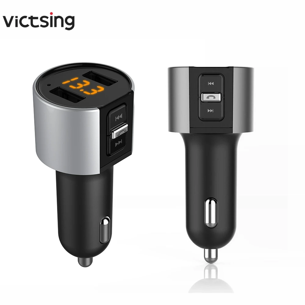 VicTsing Bluetooth FM Transmitter Car Wireless Dual USB Transmitter Receiver MP3 Music Player Car Kit Radio Adapter
VicTsing Bluetooth FM Transmitter Car Wireless Dual USB Transmitter Receiver MP3 Music Player Car Kit Radio Adapter