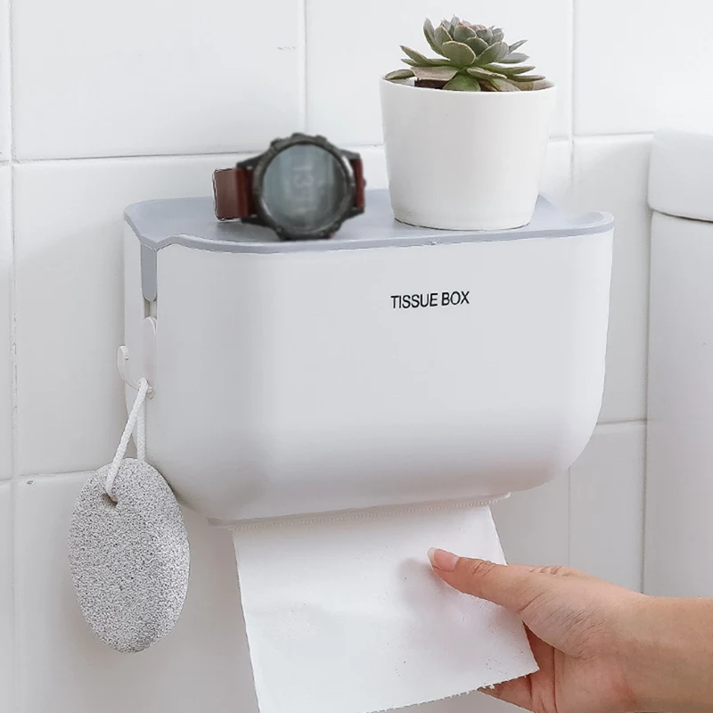 Toilet Tissue Box Waterproof Paper Holder Paper Roll Holder Dispenser Bathroom Shelf Storage Box Wall Mount Accessories
Toilet Tissue Box Waterproof Paper Holder Paper Roll Holder Dispenser Bathroom Shelf Storage Box Wall Mount Accessories