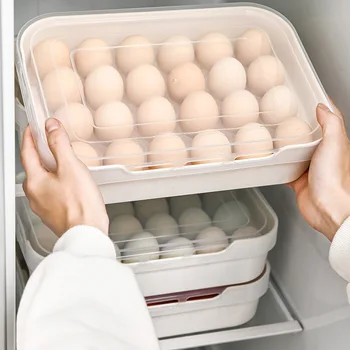 Egg Box Refrigerator with Storage Box Kitchen Food Freshness Storage Box Sub-ji dan jia Care zhuang dan Useful Product jiao zi h
Egg Box Refrigerator with Storage Box Kitchen Food Freshness Storage Box Sub-ji dan jia Care zhuang dan Useful Product jiao zi h