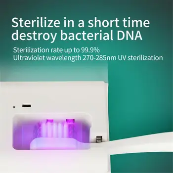 1PC Wall Mounted Portable Toothbrush Disinfection Box Ultraviolet Disinfection Toothbrush Shelf Bathroom Accessories
1PC Wall Mounted Portable Toothbrush Disinfection Box Ultraviolet Disinfection Toothbrush Shelf Bathroom Accessories