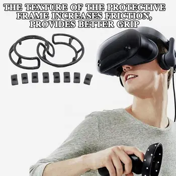 Anti-collision Protection Frame Set For Oculus Quest 2 VR Headset Grip Protective Cover Ring Handle Bumper Accessories
Anti-collision Protection Frame Set For Oculus Quest 2 VR Headset Grip Protective Cover Ring Handle Bumper Accessories