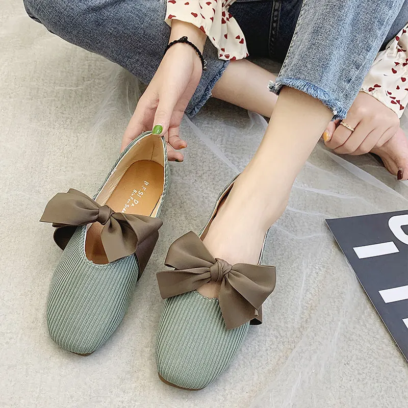 2019 Autumn Women Flats Shoes Big Bow-Knot Slip on Flats Cloth Round Toe Ladies Loafers Casual Shoes
2019 Autumn Women Flats Shoes Big Bow-Knot Slip on Flats Cloth Round Toe Ladies Loafers Casual Shoes