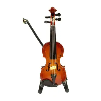 Artificial Violin Vivid Miniature Simulation Violin Toy Lodge Props for Dollhouse Mini Musical Instruments Kids Birthday Gift
Artificial Violin Vivid Miniature Simulation Violin Toy Lodge Props for Dollhouse Mini Musical Instruments Kids Birthday Gift