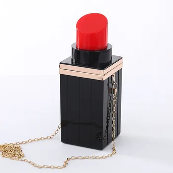 New Lipstick Design Women Flap Clutch Evening Bags Gold Chain Shoulder Bags Girls Handbags Purses For Ladies Party Bags Female
New Lipstick Design Women Flap Clutch Evening Bags Gold Chain Shoulder Bags Girls Handbags Purses For Ladies Party Bags Female