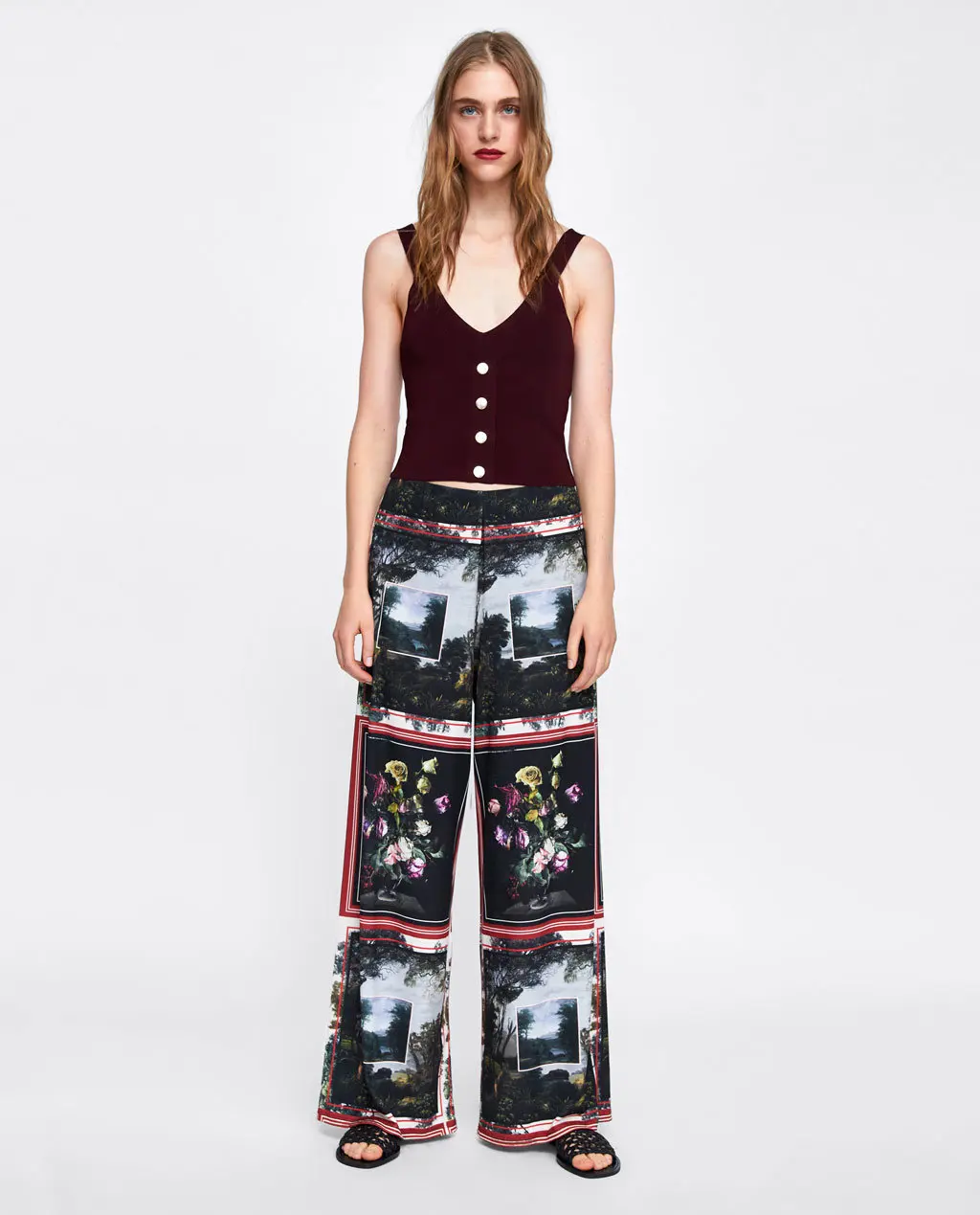 WOMEN'S Dress 2019 Palace Style Retro Positioning Printed Loose Pants Elegant Women's Wide-Pants Flowing Trousers
WOMEN'S Dress 2019 Palace Style Retro Positioning Printed Loose Pants Elegant Women's Wide-Pants Flowing Trousers