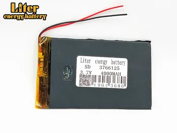 3565125 3766125 large capacity 3.7V polymer lithium battery 4000mAh Rechargeable Li-ion Cells For GPS Tablet DVD Camera
3565125 3766125 large capacity 3.7V polymer lithium battery 4000mAh Rechargeable Li-ion Cells For GPS Tablet DVD Camera