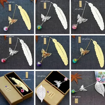 1PC Retro Vintage Bookmark Design Of Feather/Butterfly Creative Metal Bookmarks Promotional Gift Stationery Film Book Mark
1PC Retro Vintage Bookmark Design Of Feather/Butterfly Creative Metal Bookmarks Promotional Gift Stationery Film Book Mark