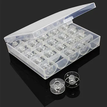 25Pc/set Sewing Machine Bobbins Spools Empty Bobbins Spools Sewing Machine Plastic Storage Box Home Sewing Accessories Tools
25Pc/set Sewing Machine Bobbins Spools Empty Bobbins Spools Sewing Machine Plastic Storage Box Home Sewing Accessories Tools