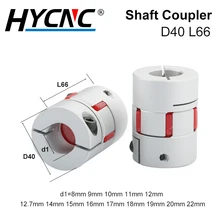 D40 L66 Plum Blossom Shaft Coupler Flexible Coupling CNC Star Engraving Machine Motor Ball Screw Connector 12/12.7/14/22mmmm
D40 L66 Plum Blossom Shaft Coupler Flexible Coupling CNC Star Engraving Machine Motor Ball Screw Connector 12/12.7/14/22mmmm