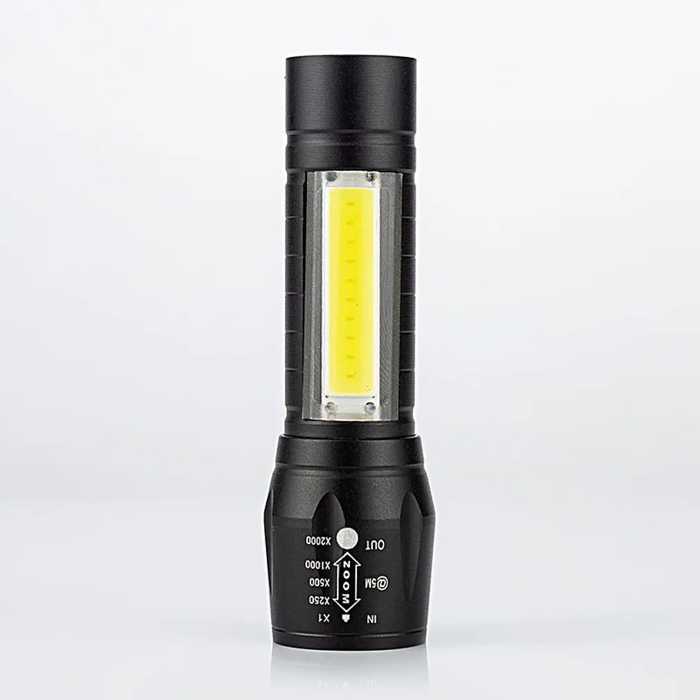 Multifunctional LED Flashlight USB Rechargeable battery Powerful T6 torch Side COB Light design Flashlight tail magnet WorkLight
Multifunctional LED Flashlight USB Rechargeable battery Powerful T6 torch Side COB Light design Flashlight tail magnet WorkLight