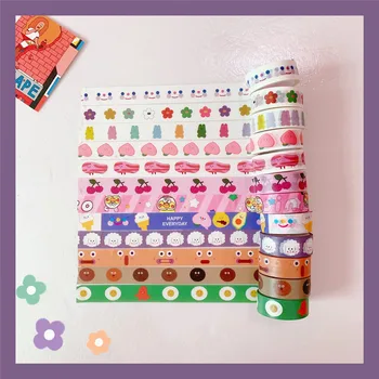 100pcs/Lot Simple Korean Cloud Smiley Face Washi Tape Cute Bear Heart Hand-torn Sticker Gummed Film Stationery 007
100pcs/Lot Simple Korean Cloud Smiley Face Washi Tape Cute Bear Heart Hand-torn Sticker Gummed Film Stationery 007