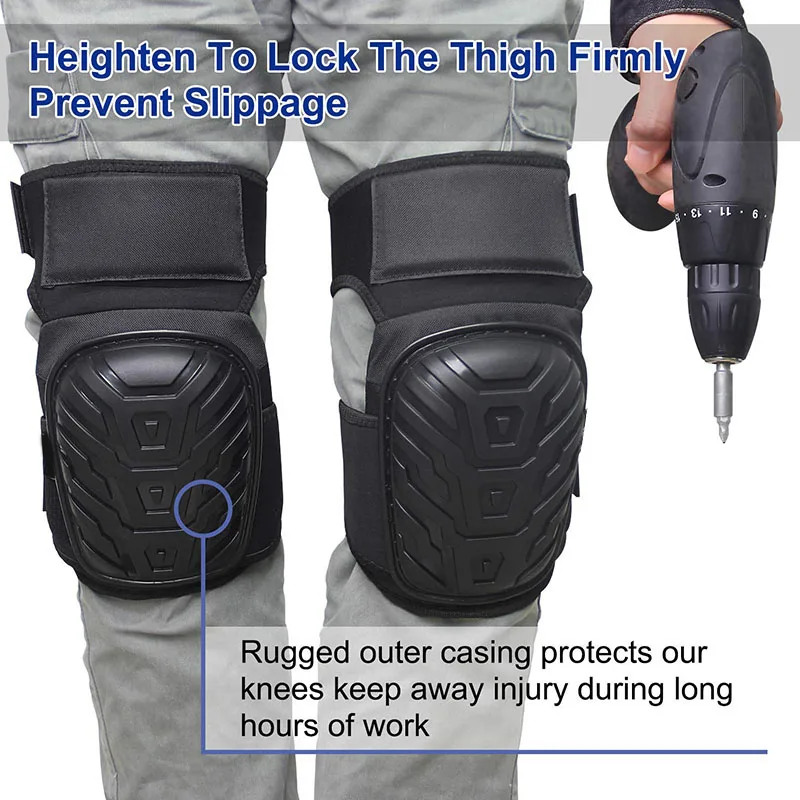 Novel Work Knee Pads with Gel Padding Adjustable Straps for Gardening Construction Works Shipping
Novel Work Knee Pads with Gel Padding Adjustable Straps for Gardening Construction Works Shipping