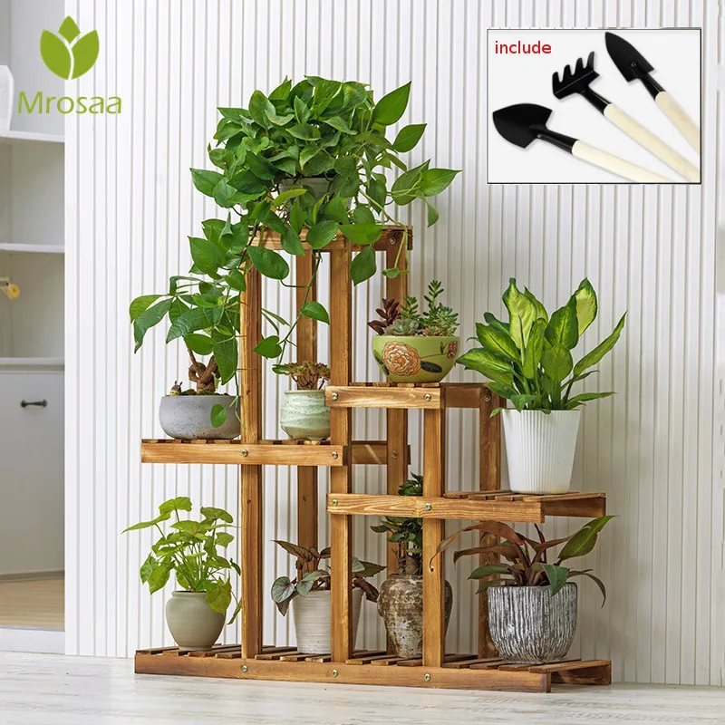 Mrosaa Multi-tiers Flower Plant Holder Stand Rack Wooden Plant Stand Balcony Garden Flower Bonsai Decorative Display Shelf
Mrosaa Multi-tiers Flower Plant Holder Stand Rack Wooden Plant Stand Balcony Garden Flower Bonsai Decorative Display Shelf