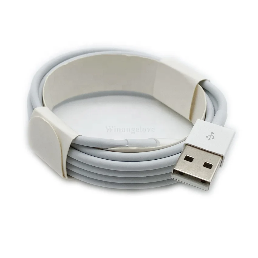 Фото 1000 шт./лот 1 м USB-кабель для телефона 12 11X8 7 6 plus 6s 5 se кабели зарядки шнур зарядного