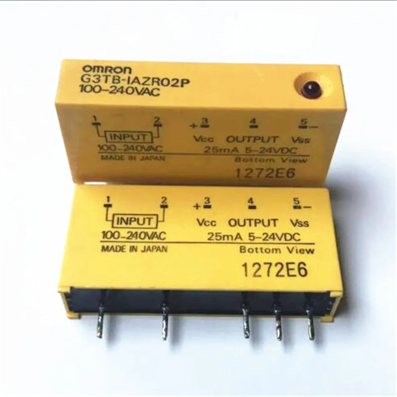 Solid state 5V 24V relay G3TB-IAZR02P G3TBIAZR02P 5VDC-24VDC 100VAC-240VAC 25mA 5PIN
Solid state 5V 24V relay G3TB-IAZR02P G3TBIAZR02P 5VDC-24VDC 100VAC-240VAC 25mA 5PIN