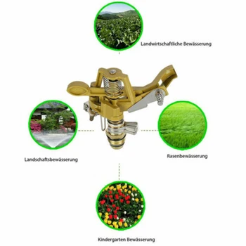 8.0-12.0m Adjustable 360 Degree Rotating 1/2" Threaded Interface Spike/Lawn Grass Watering Sprayer Irrigation Garden Sprinkler
8.0-12.0m Adjustable 360 Degree Rotating 1/2" Threaded Interface Spike/Lawn Grass Watering Sprayer Irrigation Garden Sprinkler
