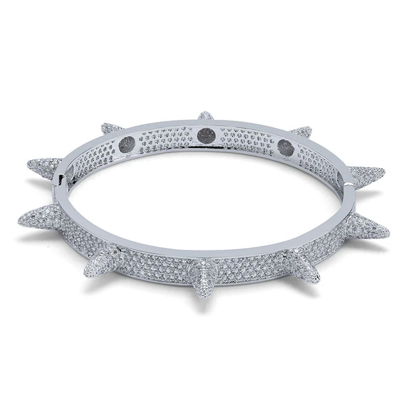 Spikes Rivet Stud Mens Charm Bracelets Bangle Iced Out Gold Silver Color Bracelets Hip Hop/Punk Gothic Bling Jewelry
Spikes Rivet Stud Mens Charm Bracelets Bangle Iced Out Gold Silver Color Bracelets Hip Hop/Punk Gothic Bling Jewelry