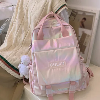 DIFA New Brilliant color coated Oxford cloth Women Backpack Female Ring buckle Travel bag Korean schoolbag for students Mochilas
DIFA New Brilliant color coated Oxford cloth Women Backpack Female Ring buckle Travel bag Korean schoolbag for students Mochilas