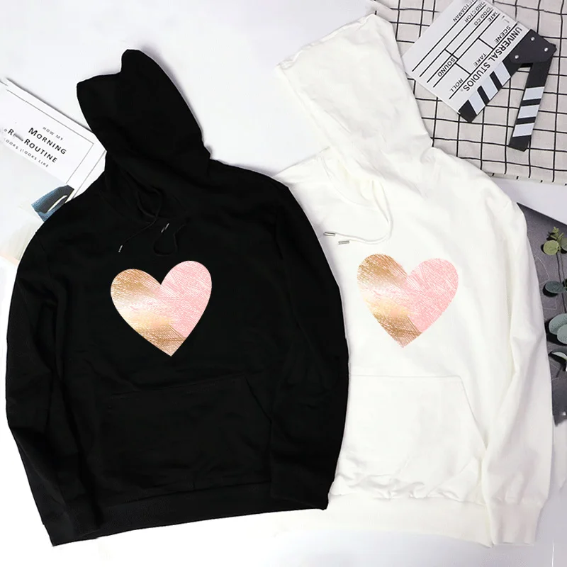 Cute Pink Love Print Sweatshirt Hooded Harajuku Simple Plus Size Women Pullover Tops Casual Loose Autumn Winter Thin Hoodies
Cute Pink Love Print Sweatshirt Hooded Harajuku Simple Plus Size Women Pullover Tops Casual Loose Autumn Winter Thin Hoodies