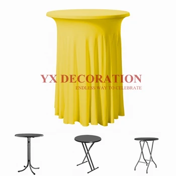 1pcs Ruffled Cocktail Spandex Table Cover Stretch Table Cloth For Banquet Event Wedding Decoration
1pcs Ruffled Cocktail Spandex Table Cover Stretch Table Cloth For Banquet Event Wedding Decoration