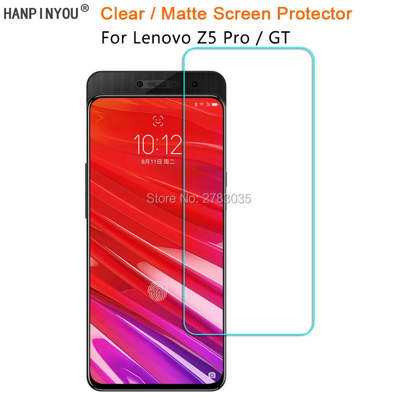 For Lenovo Z5 Pro Z5pro GT 6.39" Clear Glossy / Matte No Fingerprint Screen Protector Protective Film (Not Tempered Glass)
For Lenovo Z5 Pro Z5pro GT 6.39" Clear Glossy / Matte No Fingerprint Screen Protector Protective Film (Not Tempered Glass)
