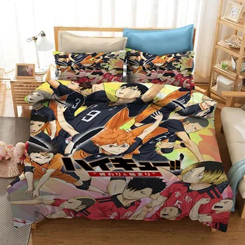 Anime Haikyuu!! 3D Printed Bedding Set Cover Pillow Case Comforter Cover Adult Kids Bedclothes Bed Linens 
Anime Haikyuu!! 3D Printed Bedding Set Cover Pillow Case Comforter Cover Adult Kids Bedclothes Bed Linens